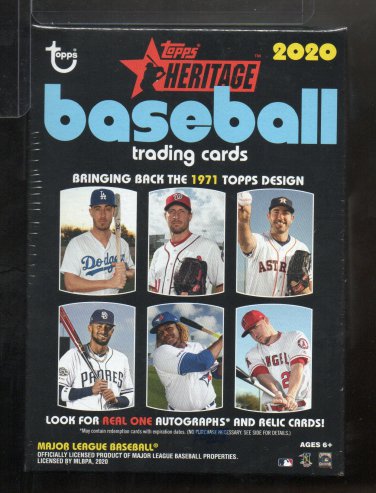 2020 Topps Heritage Baseball Blaster Box