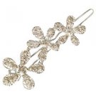 FLOWER Hair Clip Rhinestone Garden Bridal Wedding Accessories