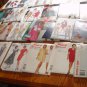 C-1 Lot Vintage Mixed Sewing Patterns Dress Blouse Pants Skirt A-B-C-E -GG
