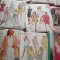 C-1 Lot Vintage Mixed Sewing Patterns Dress Blouse Pants Skirt A-B-C-E -GG