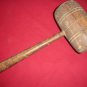 BN-154     VINTAGE 13" LONG SOLID WOOD MALLET Woodenware- Holiday-Crafts