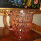 BN-43   Vintage Retro 1940'S Jeannette Depression Glass Pink Windsor Pitcher