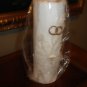 BN-22 New Wedding Pillar Unity Candle-White 10" Engagement Holiday