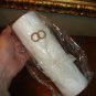 BN-22 New Wedding Pillar Unity Candle-White 10" Engagement Holiday