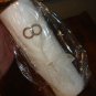 BN-22 New Wedding Pillar Unity Candle-White 10" Engagement Holiday