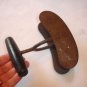 C95 PRIMITIVE DOUBLE BLADE PASTRY CUTTER -FOOD CHOPPER - BLACK WOOD HANDLE