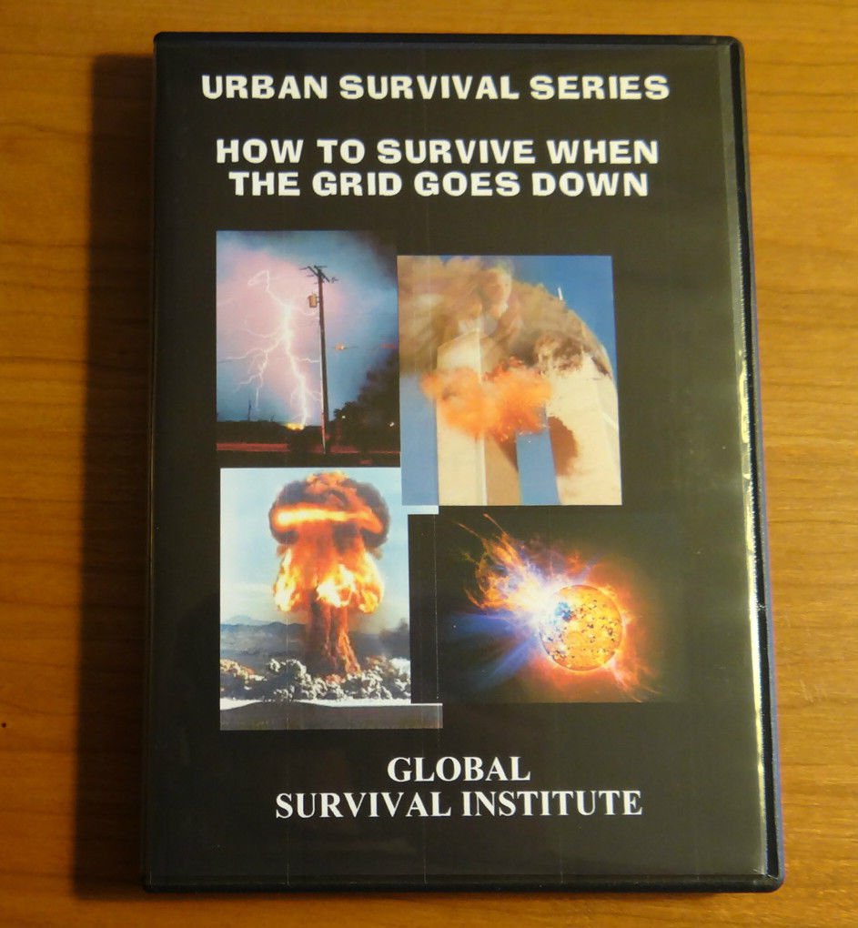 Z4  HOW TO SURVIVE WHEN THE GRID GOES DOWN - 2 DVD SET URBAN SURVIVAL MILITARY