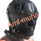 Heavy Duty Leather Bondage Hood