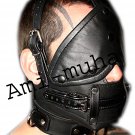 BDSM Blindfold Leather Bondage Head Harness