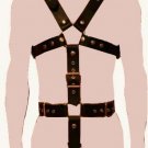 Adult Men's Black Body Chest Harness H2