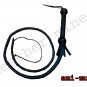 BDSM HUNTER BLACK WHIP Real Cowhide Leather Bondage Bullswhip 130cm