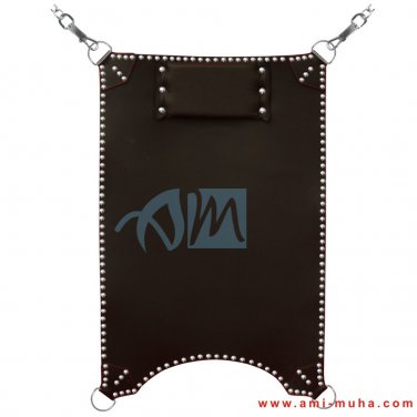 Top Quality Black Leather BDSM Sex Bondage Adult Sling Swing