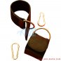 Top Quality Black Leather Bondage Adult Sex Sling Swing Complete Set