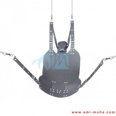 Top Quality Black Leather Adult Sex Sling Swing