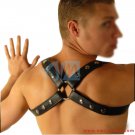 BDSM Real Leather Bondage Contender Harness