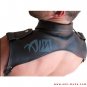 Genuine Black Leather Shirt Style Harness