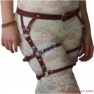 Women's Bondage Leather Leg harness