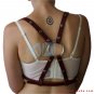 Ladies Leather Body Chest Harness
