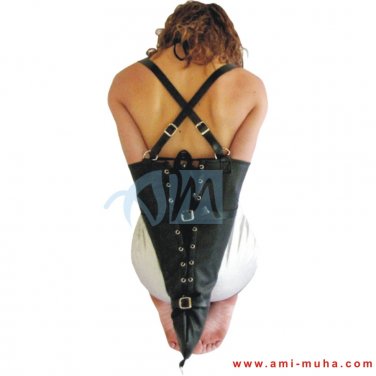 Bondage Heavy Duty  Black Leather Arm Binder