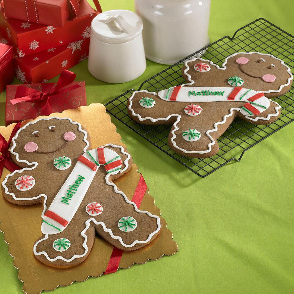 Christmas Bakery Gifts - Personalized Gingerbread Boy Cookie - 10 oz
