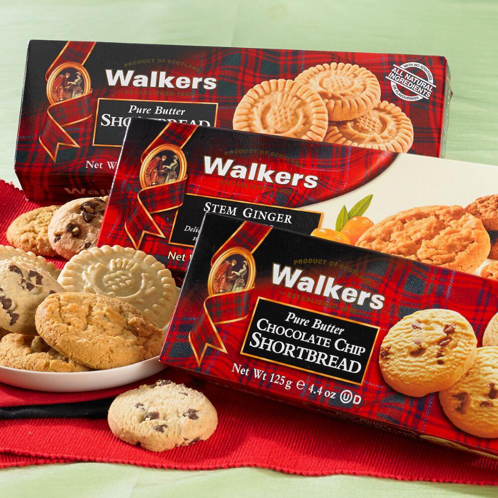 Christmas Bakery Gifts - Original Walkers Shortbread Cookie Trio