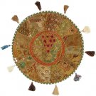 Indian round floor cushion cover