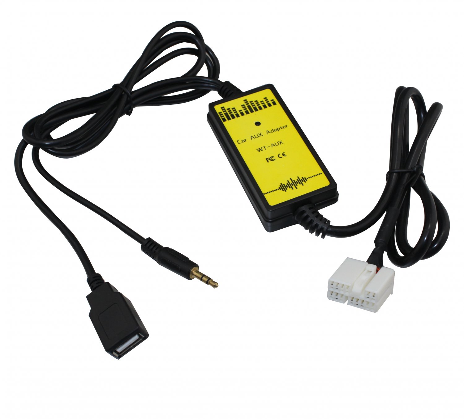 USB Aux Interface Adapter Charge Cable for Honda Accord 20032011 CRV 20052011 Pilot 20062011