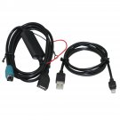 AUX In Cable For Alpine KCE-236B CDA 9887 For iPod iPad iPhone8 X 11 12 13 Music