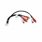 For Kenwood 14Pin Rca Harness 6 RCA Audio Audio Input Output
