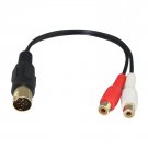 NC Shipping Aux Input Cable For Kenwood To Ipod Iphone Xm Sirius Mp3 Rca Ken-2Rf