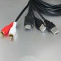 Car Dash Mount Installation HDMI Dual USB RCA Male Female Extension Cable 1M