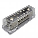0/2 Ga TO 8 X 8 Ga Power/Ground Distribution Block Nickel Plated Brass PD-15N