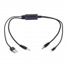 Aps Nc Shipping Usb 3.5Mm Aux Interface Cable For Bmw X3 X5 Ipod Iphone 6S