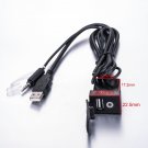 USB/Aux Accessory Extension Cable Universal For Toyota Car Audio Cable