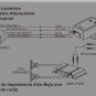2CH Hi To Low Level Converter Speaker Output to RCA Line AD-105C