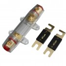 250A ANL Fuse Holder Inline 0 4 8 GA Gold Plated Fuse SKFH099 Car Audio