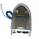 Golden 12V Digital Display Positive 0/8 Gauge Awg Car Battery Terminal SKBT-023N