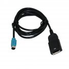 APS NC SHIPPING For Iphone 4S Audio Cable For Alpine With 12V To 5V Converter
