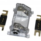 Premium ANL Fuse Holder 0 or 2 Ga Car Amplifier Install Free ANL Fuse 60A