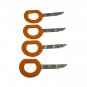 2 Pairs Removal Tool Keys For Audi A6 Symphony Car Radio Stereo Rrk-132C