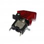 10Pcs Red LED Lit Toggle Switch Red Safety Cover Auto ASW-07D-RED