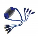 Four Channel Ground Loop Isolator Audio Remove Noise Filter 4 RCA