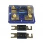 500A Dual Digital Golden ANL Dist Block 0-4 Ga Free 2PCS Fuse Holder 12-24V