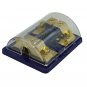 500A Dual Digital Golden ANL Dist Block 0-4 Ga Free 2PCS Fuse Holder 12-24V