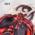 New Anime Date A Live Tokisaki Kurumi Soft Flannel Blanket Bed Sheet Gift 4Style