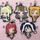 Anime Love Live ! Nico Koton Characters Rubber Big Pendant Keychain Phone Straps