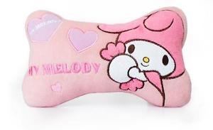 2PCS San-X Rabbit My Melody Soft Car Seat Headrests Relax Cushion Bone Pillows