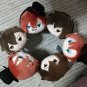 Bungo Stray Dogs Dead Apple Plush Doll Toy Keychain Strap Mochi Mochi Masco Gift