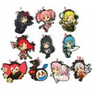 Puella Magi Madoka Magica Anime Rubber Strap Keychain Key Ring Charm Madoka Gift