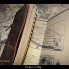 Lord of The Rings The Hobbit Middle Earth Map Poetry Collection Leather Notebook